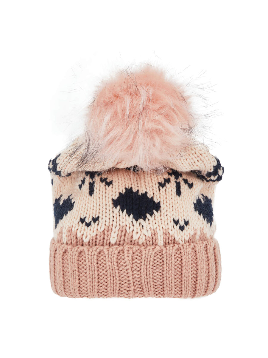 Name it KNITTED POM POM BEANIE, Misty Rose, highres - 13156022_MistyRose_002.jpg