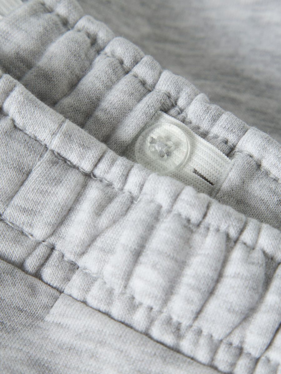 Carousel image 5 ORGANIC COTTON SWEATPANTS, Light Grey Melange
