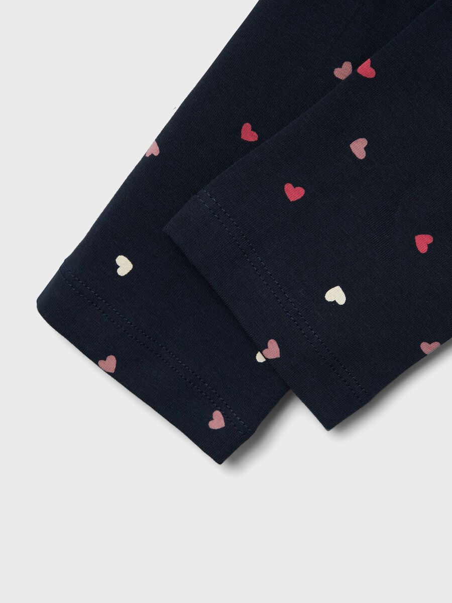 Carousel image 3 PRINTED LEGGINGS, Dark Sapphire