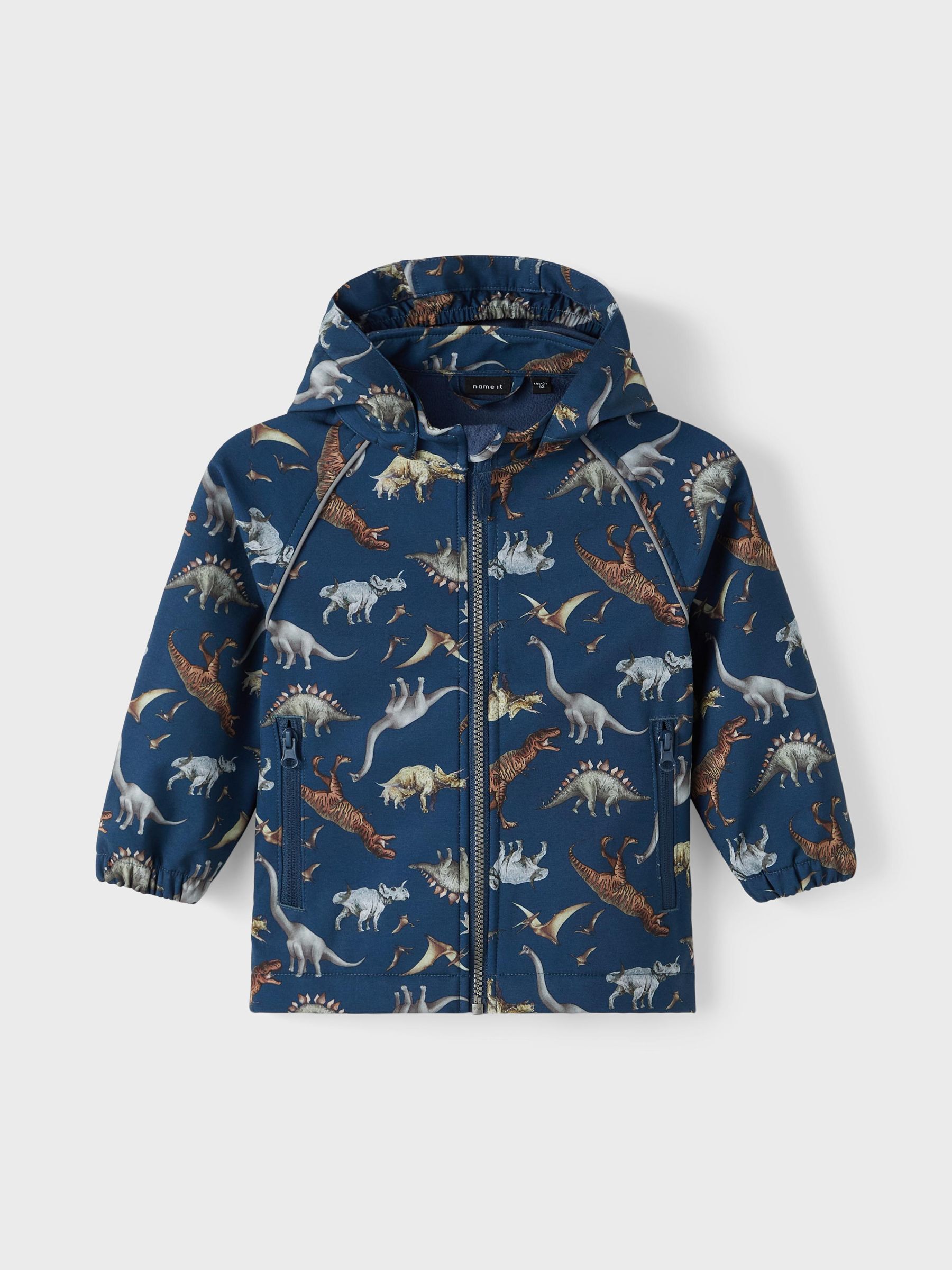 DINOSAUR SOFTSHELL JACKET Toddler Boys Blue NAME IT Austria