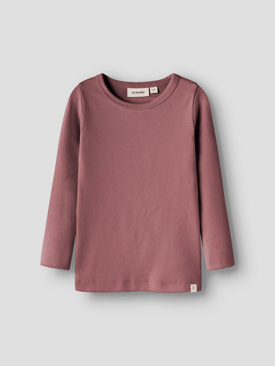 Product carousel image 1 SLIM FIT LONG SLEEVED TOP, Withered Rose