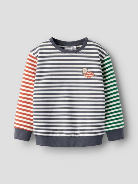name it ORGANIC COTTON SWEATSHIRT, Vintage Indigo, highres - 13257555_VintageIndigo_003.jpg