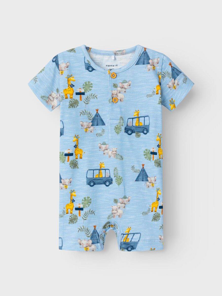 Name it ORGANIC COTTON PLAYSUIT, Chambray Blue, highres - 13229756_ChambrayBlue_003.jpg