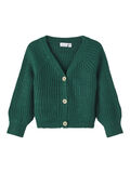 Name it BALLOON SLEEVED KNITTED CARDIGAN, Sea Moss, highres - 13209978_SeaMoss_001.jpg
