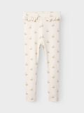 Product image thumbnail - PRINTET LEGGINGS, Pastel Parchment | 1