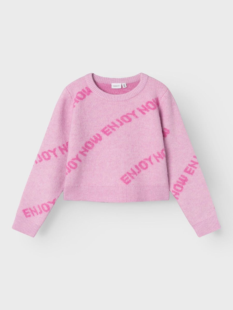name it LONG SLEEVED KNITTED PULLOVER, Pastel Lavender, highres - 13233069_PastelLavender_003.jpg
