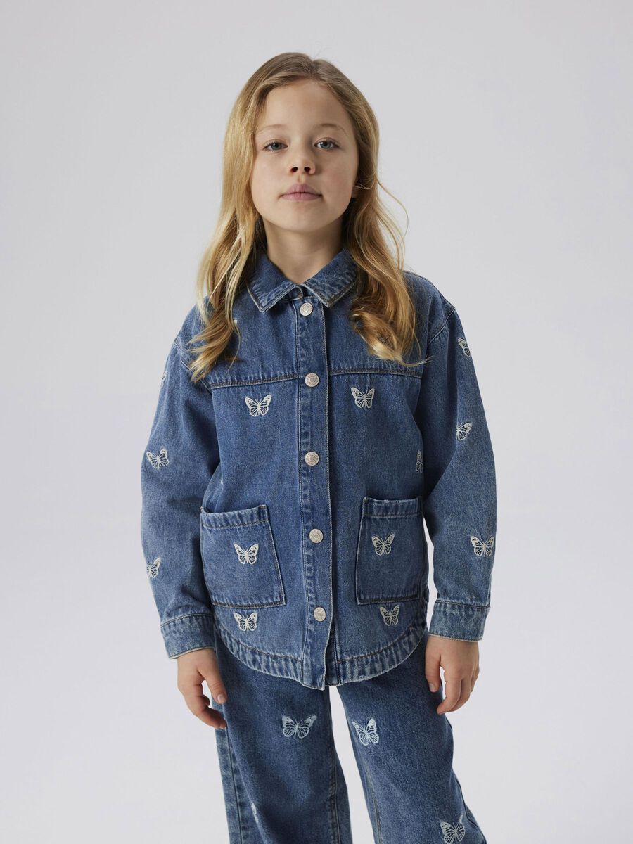 name it BRODERET DENIMJAKKE, Medium Blue Denim, highres - 13237176_MediumBlueDenim_1181037_008.jpg