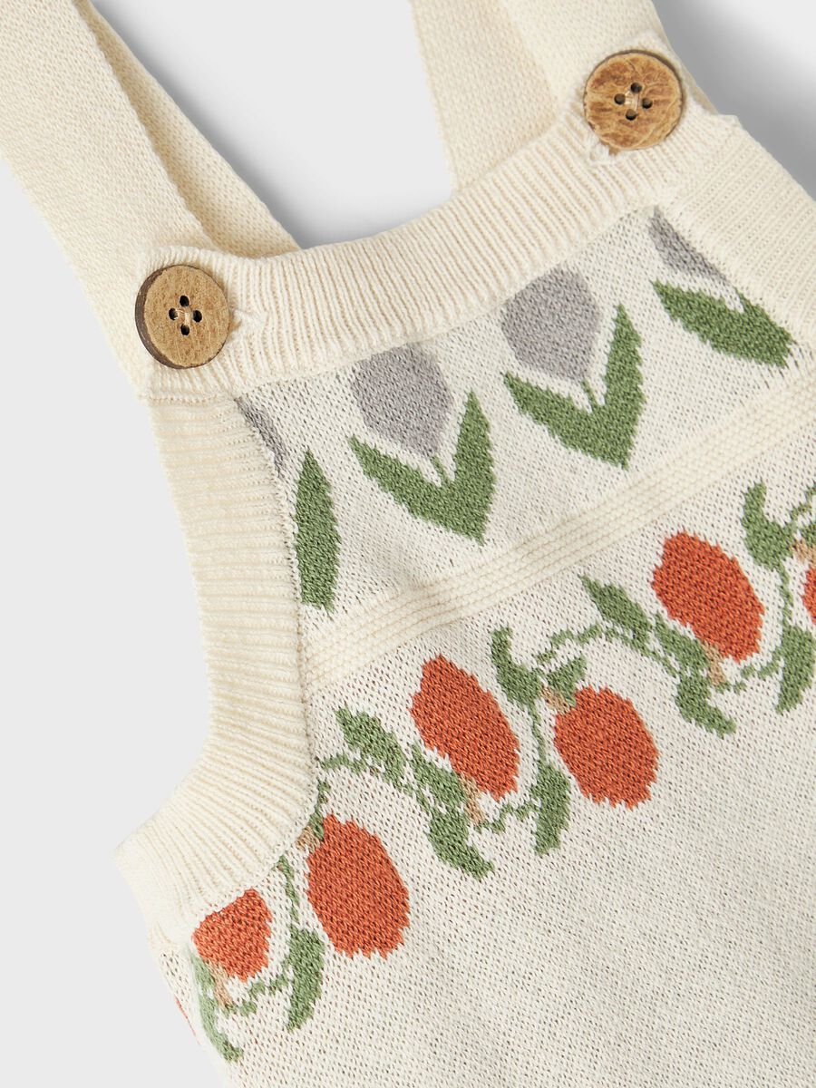 Carousel image - GESTRICKTE OVERALL, Whitecap Gray | 3