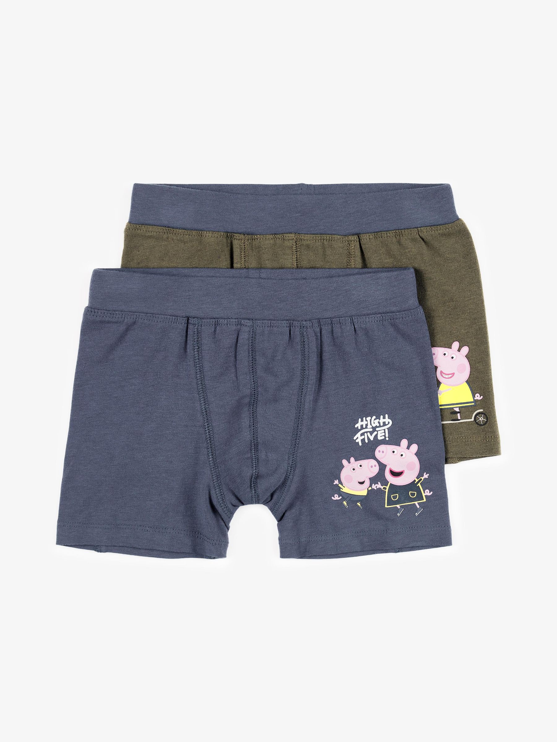 2 PACK GEORGE PIG PRINT BOXERSHORTS