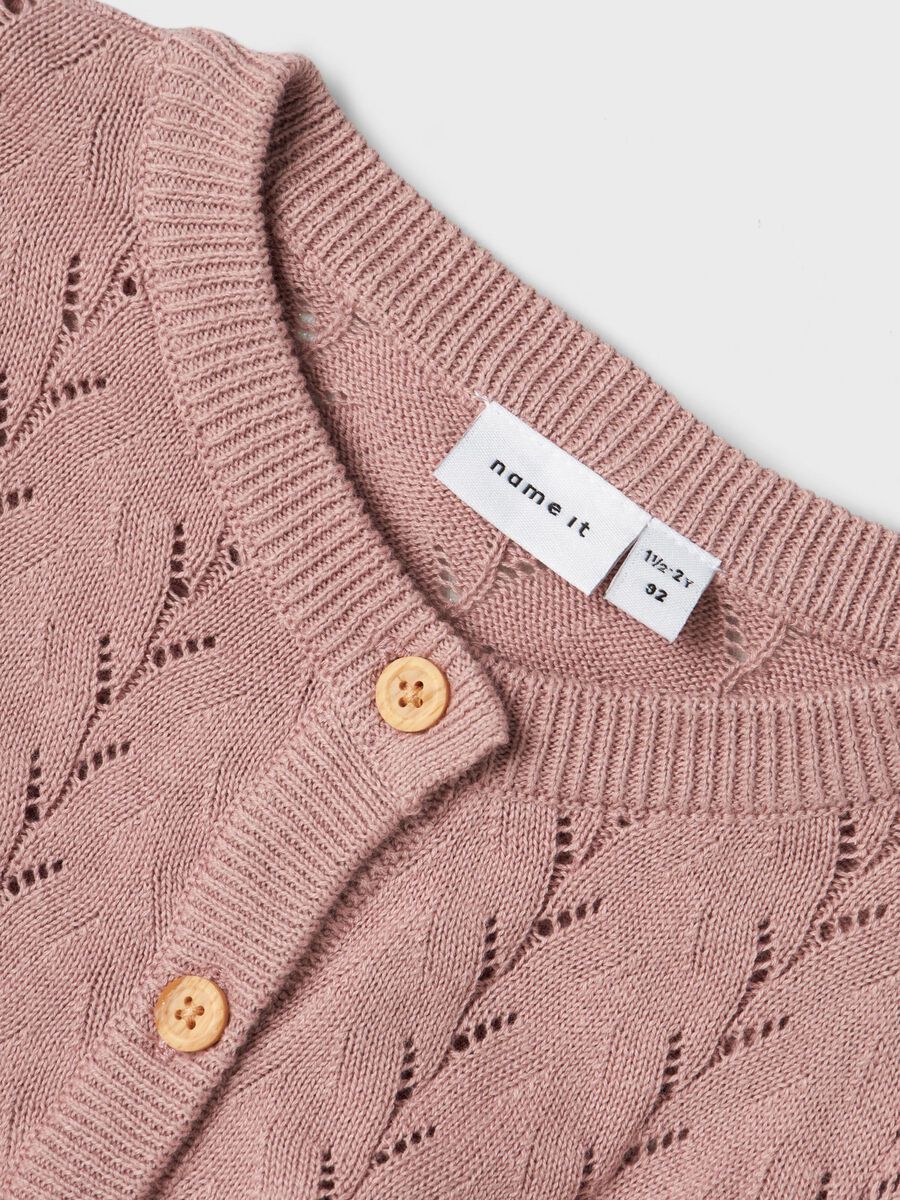 name it LONG SLEEVED KNITTED CARDIGAN, Deauville Mauve, highres - 13233051_DeauvilleMauve_005.jpg