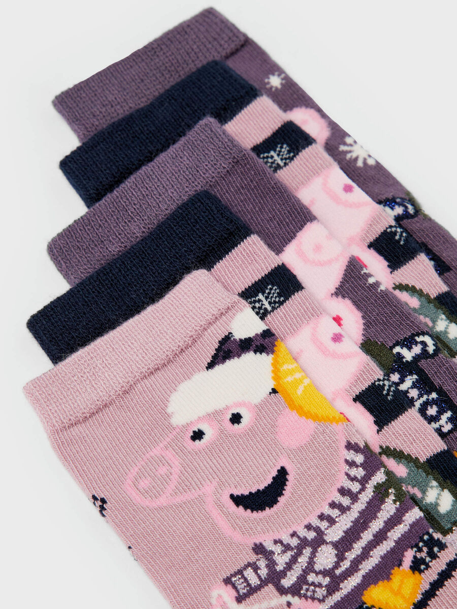 Carousel image - LOT DE 5 PAIRES DE CHAUSSETTES PEPPA PIG POUR NO&Euml;L CHAUSSETTES, Dark Sapphire | 2
