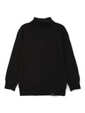 name it ROLL NECK KNITTED PULLOVER, Black, highres - 13211321_Black_001.jpg