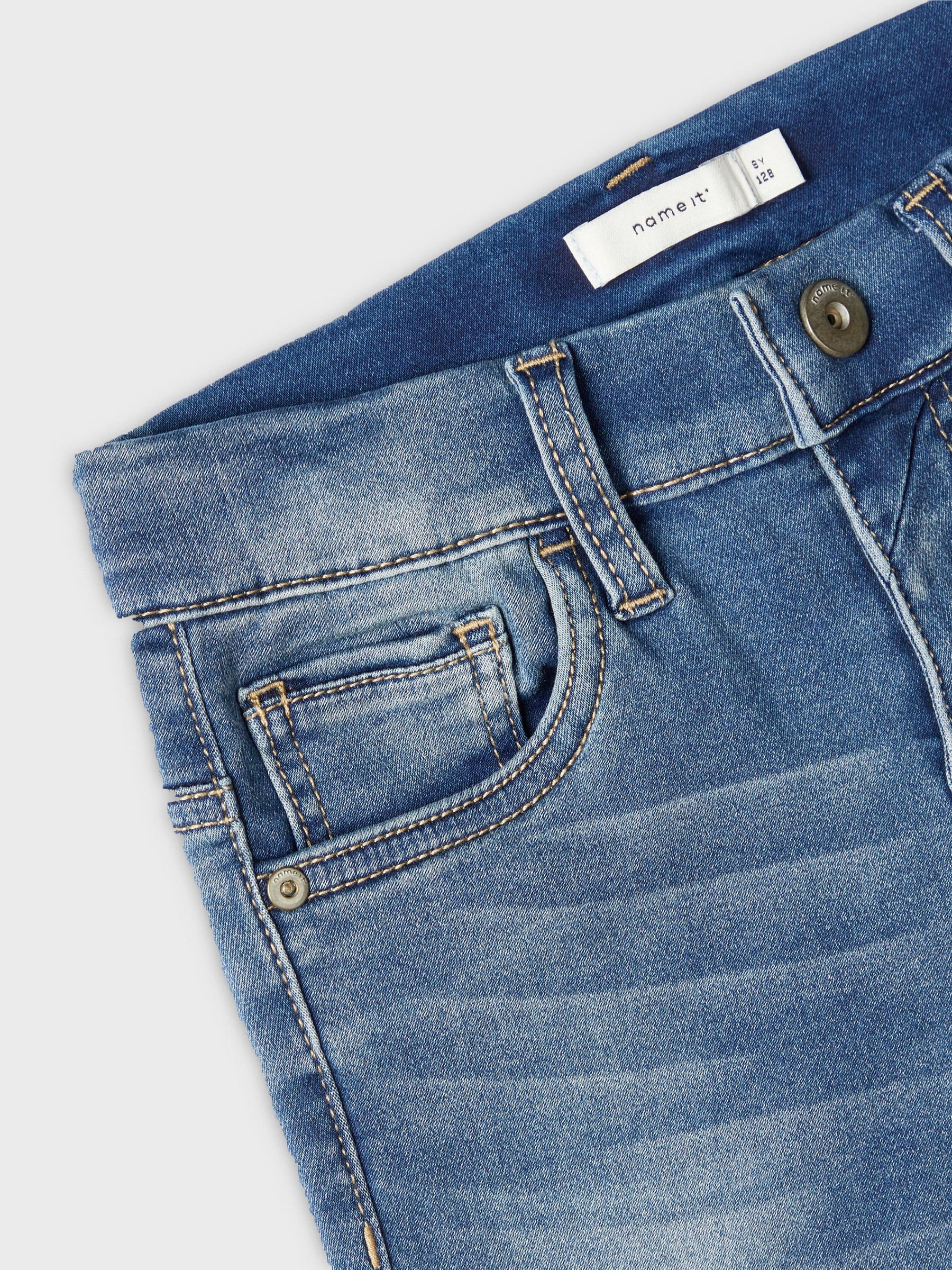 SWEAT DENIM X-SLIM FIT JEANS (Blue 