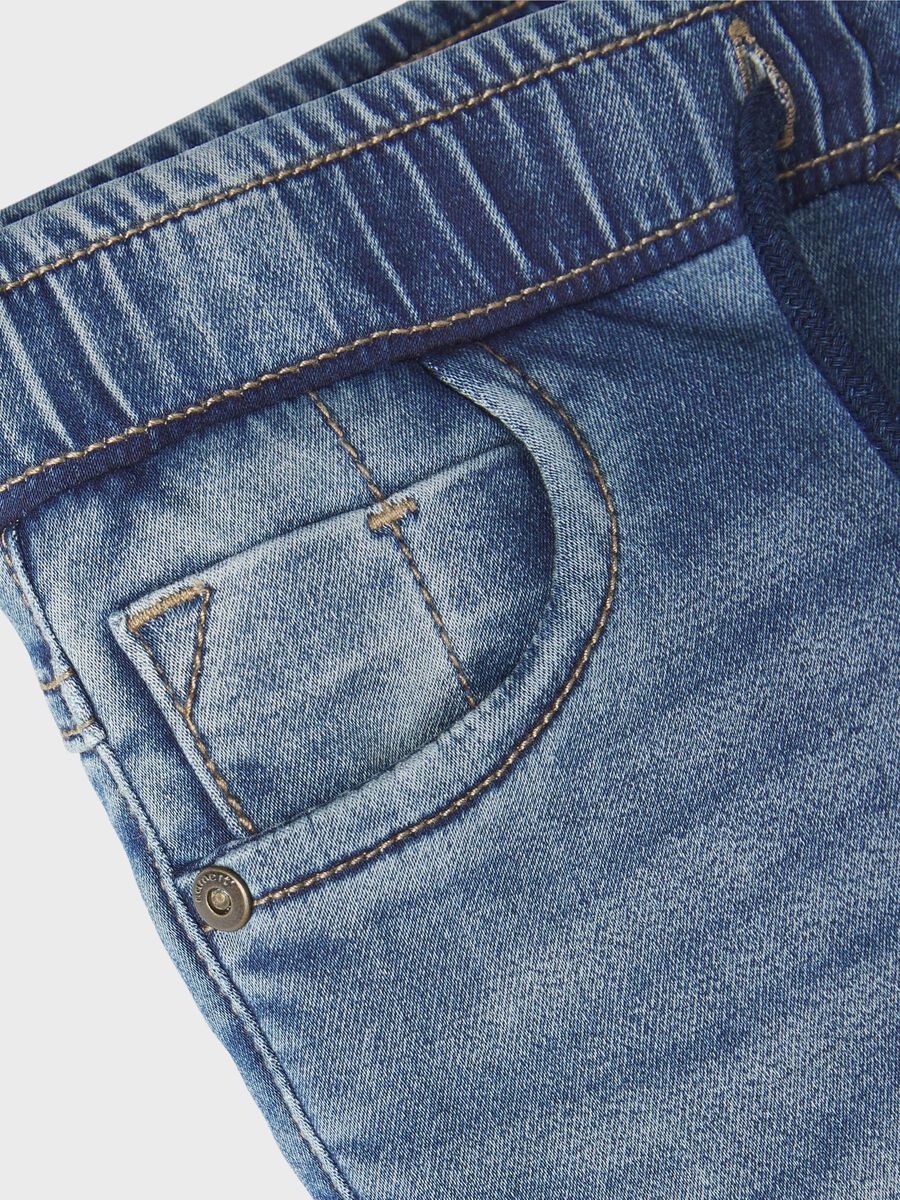 name it À COUPE CLASSIQUE EN MOLLETON JEAN, Medium Blue Denim, highres - 13212646_MediumBlueDenim_005.jpg