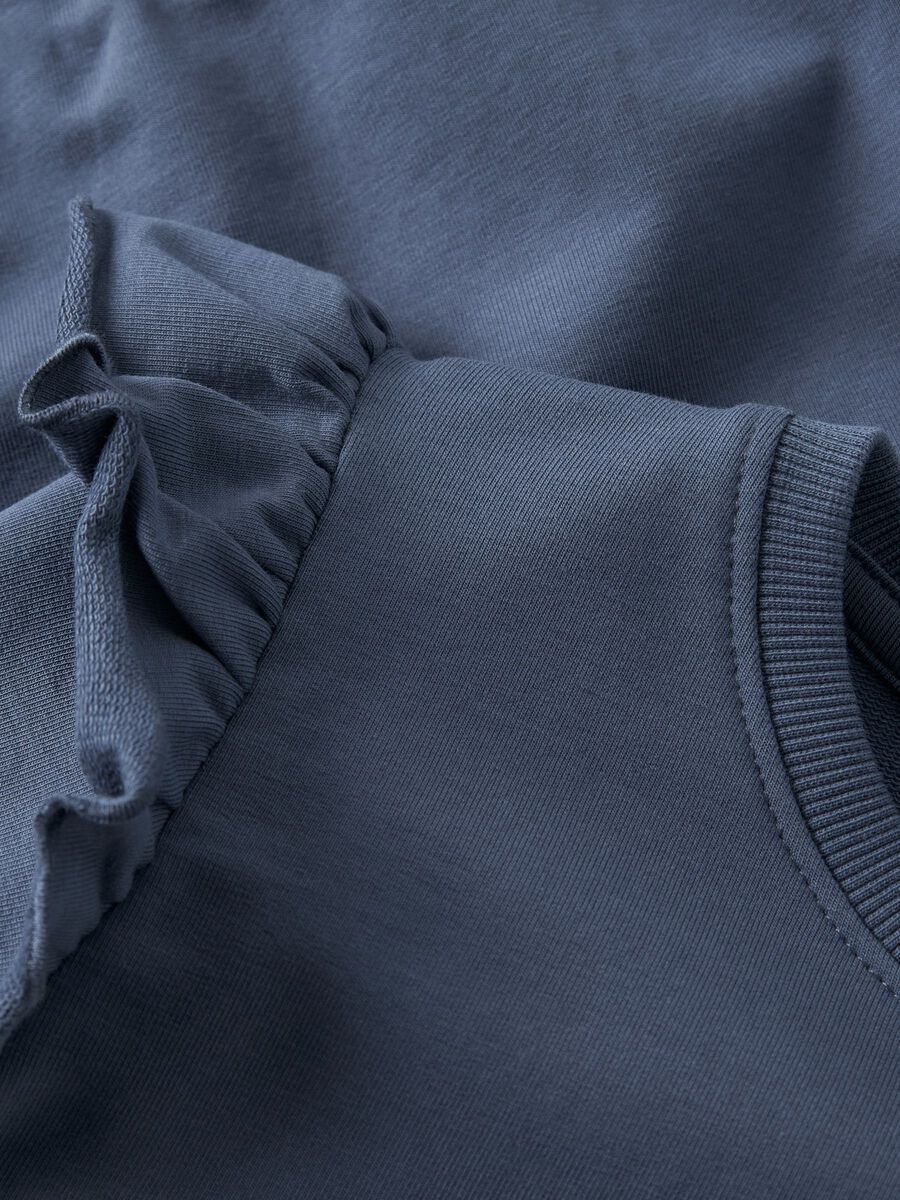 Carousel image - ORGANIC COTTON SWEATSHIRT, Vintage Indigo | 3