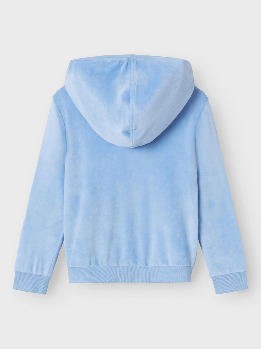 Name it ZIP HOODIE, Vista Blue, highres - 13227778_VistaBlue_002.jpg