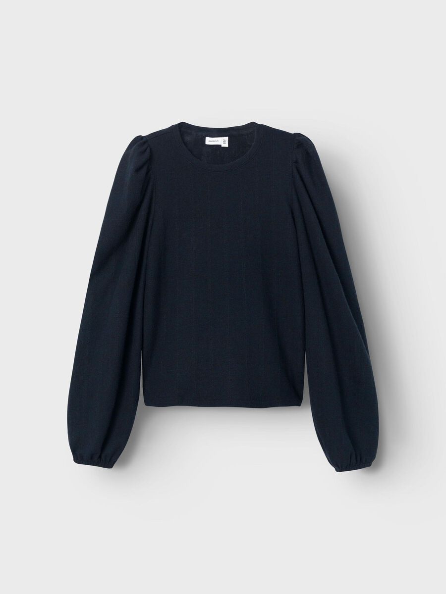 name it SMAL PASSFORM LÅNGÄRMAD TOPP, Dark Sapphire, highres - 13226177_DarkSapphire_003.jpg