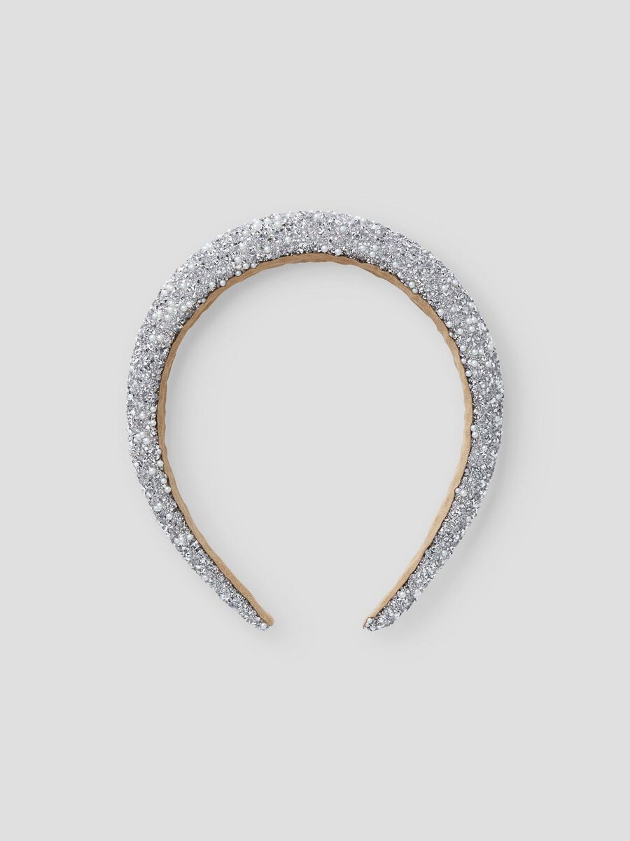 Product carousel image - GLITTER HAIR BAND, Silver | 2