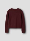 Product image thumbnail - REGULAR FIT KNITTED PULLOVER, Burgundy | 2