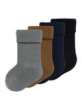 Name it PACK DE 4 PARES ACANALADOS CALCETINES, Dark Sapphire, highres - 13185013_DarkSapphire_001.jpg