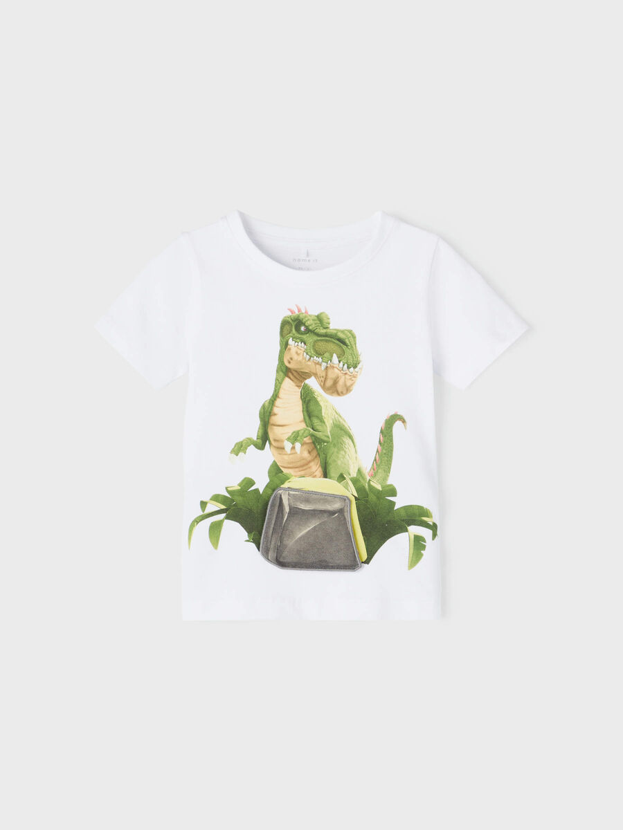 name it À MOTIF GIGANTOSAURUS T-SHIRT, Bright White, highres - 13199876_BrightWhite_003.jpg