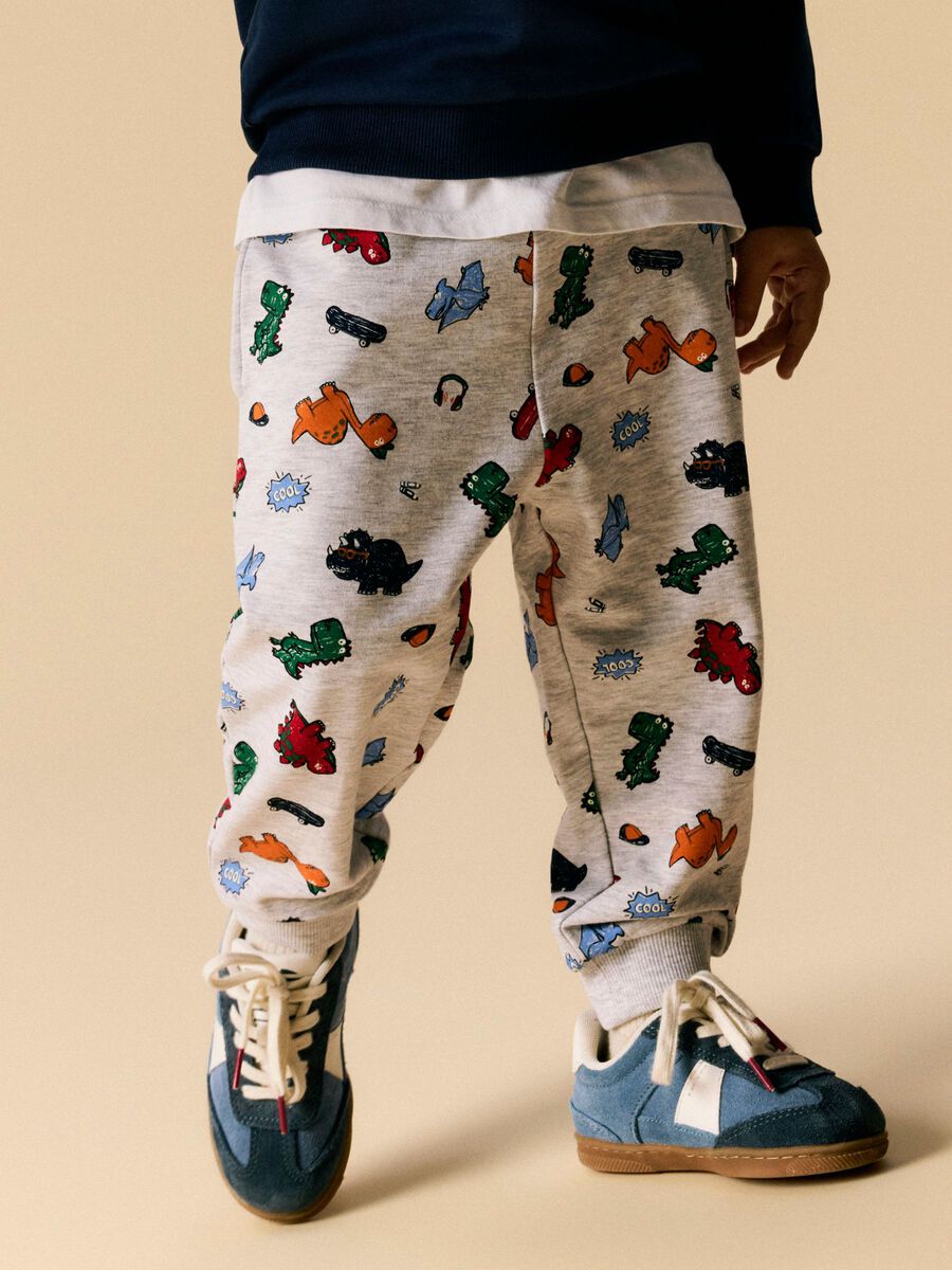 Carousel image 2 REGULAR FIT SWEATPANTS, Light Grey Melange