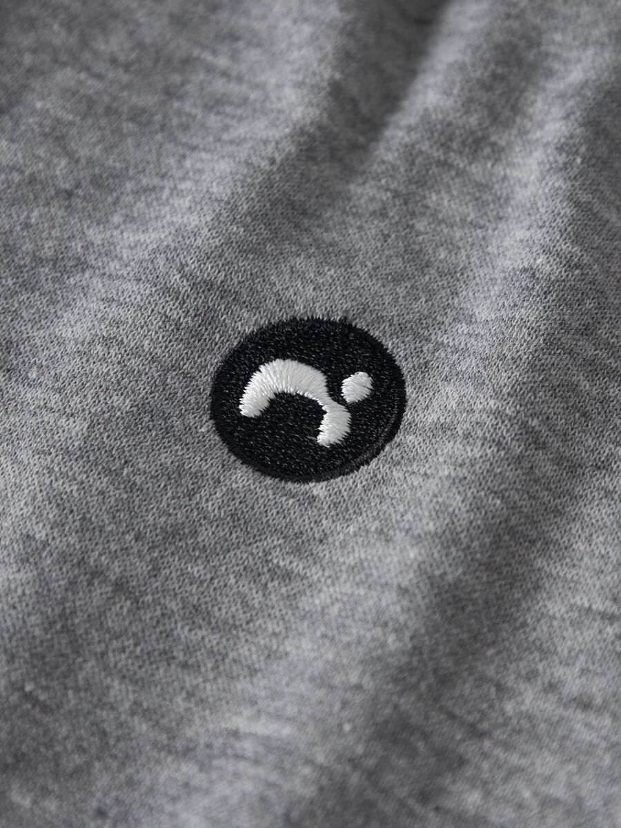 Carousel image - AVEC CAPUCHE GILET EN SWEAT, Grey Melange | 4