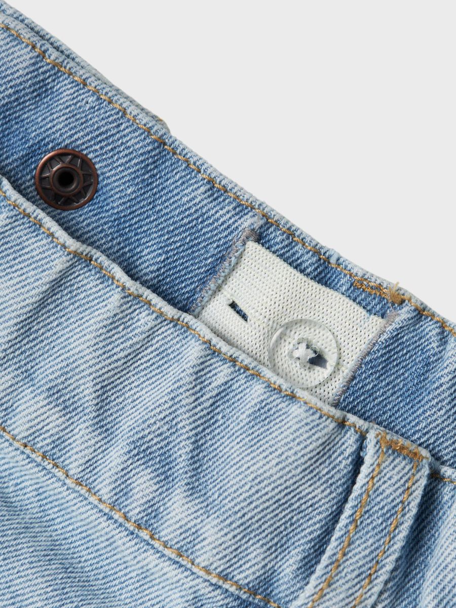 name it DENIM DENIM SHORTS, Light Blue Denim, highres - 13225798_LightBlueDenim_005.jpg