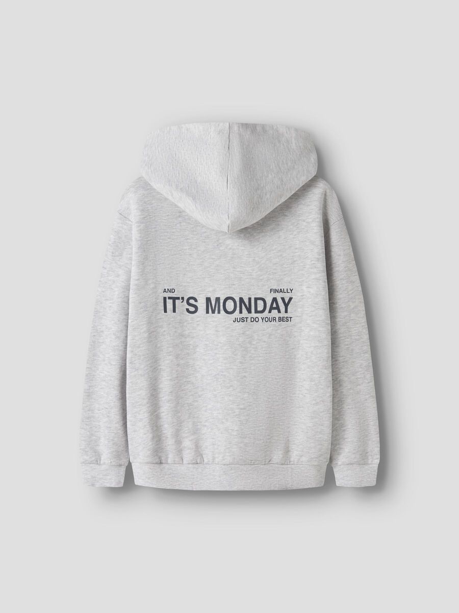Carousel image 4 &Oslash;KOLOGISK BOMULD HOODIE, Light Grey Melange