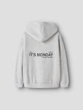 Product image thumbnail 4 &Oslash;KOLOGISK BOMULD HOODIE, Light Grey Melange