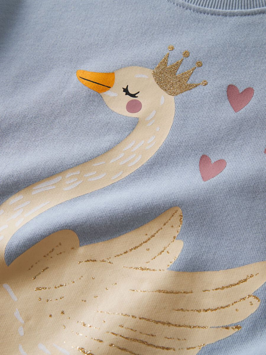Carousel image 3 RELAXED FIT SWEATSHIRT, Subdued Blue