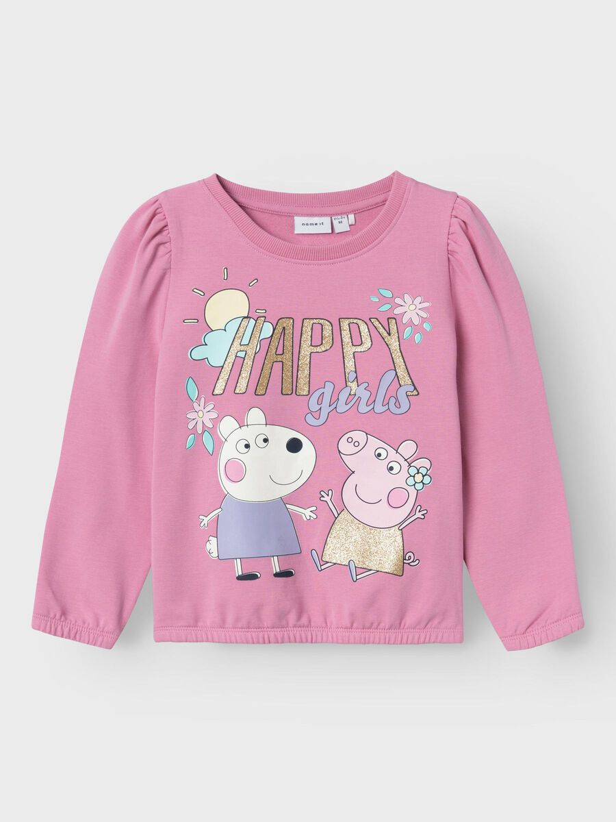 Name it PEPPA WUTZ SWEATSHIRT, Cashmere Rose, highres - 13234592_CashmereRose_003.jpg