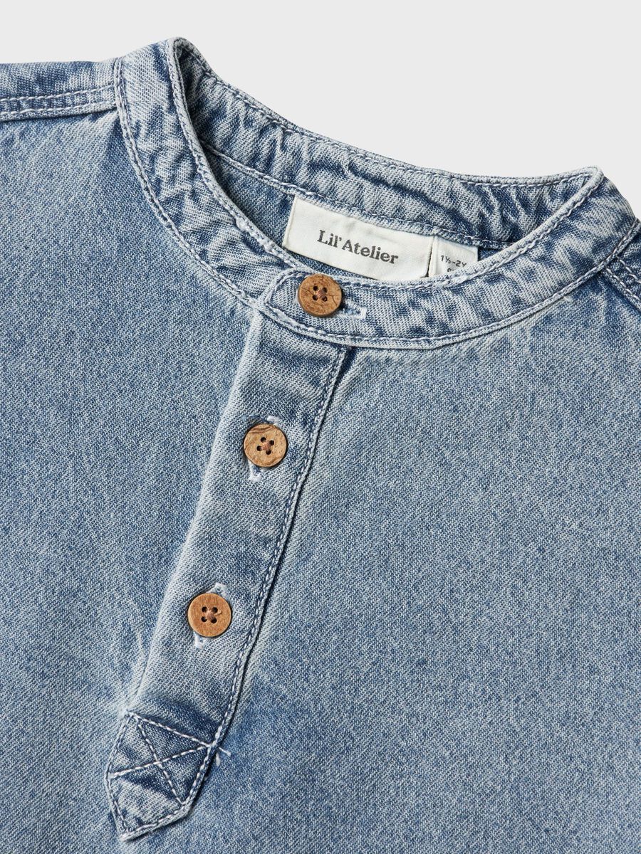 name it ORGANIC COTTON DENIM SHIRT, Medium Blue Denim, highres - 13241460_MediumBlueDenim_005.jpg