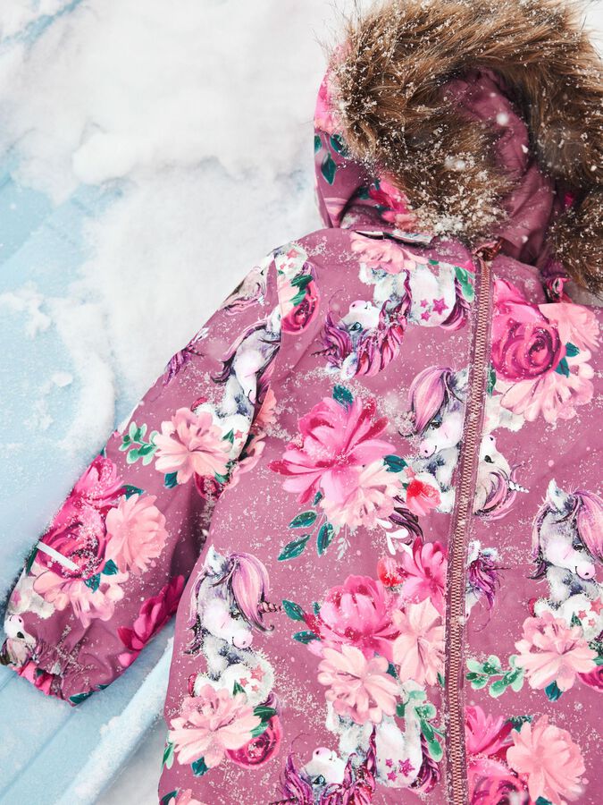 SNOW10 WHOLESUIT - Toddler Girls' | Purple | NAME IT® Norway