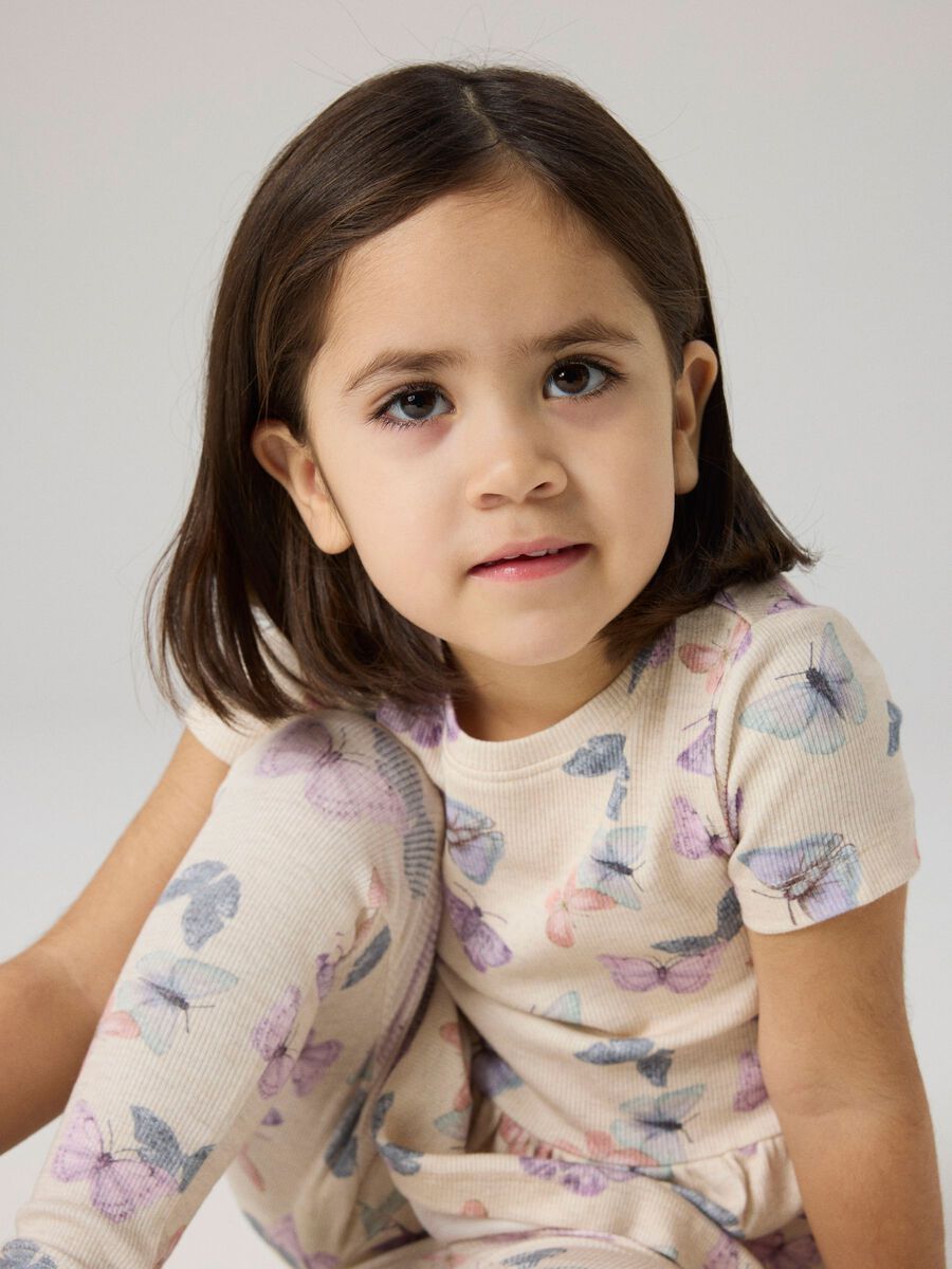 Product carousel image - PEPLUM T-SHIRT, Peyote | 1