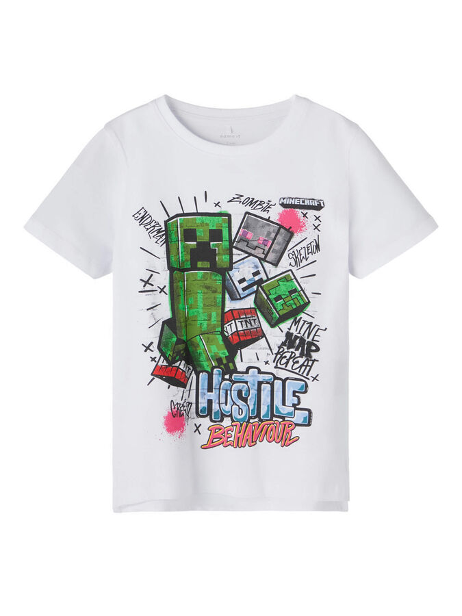 Analgésico Misionero heroico MINECRAFT CAMISETA (White) de name it kids | Name it®