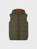 Name it PADDED HOODED GILET, Olive Night, highres - 13202716_OliveNight_003.jpg