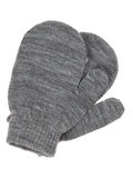 Product image thumbnail - KNIT MITTENS, Grey Melange | 1