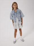 name it SHORT SLEEVED DENIM SHIRT, Light Blue Denim, highres - 13244279_LightBlueDenim_007.jpg