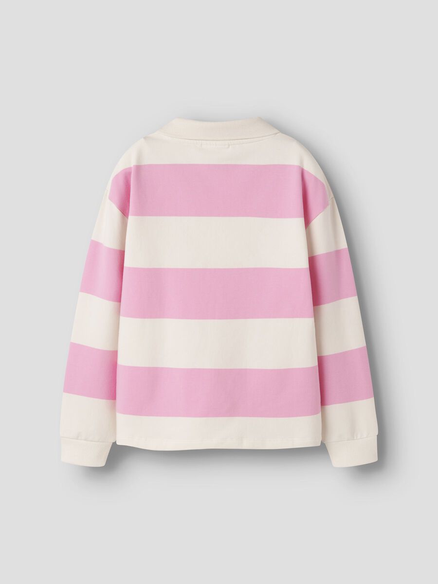 Carousel image 4 POLO SWEATSHIRT, Begonia Pink