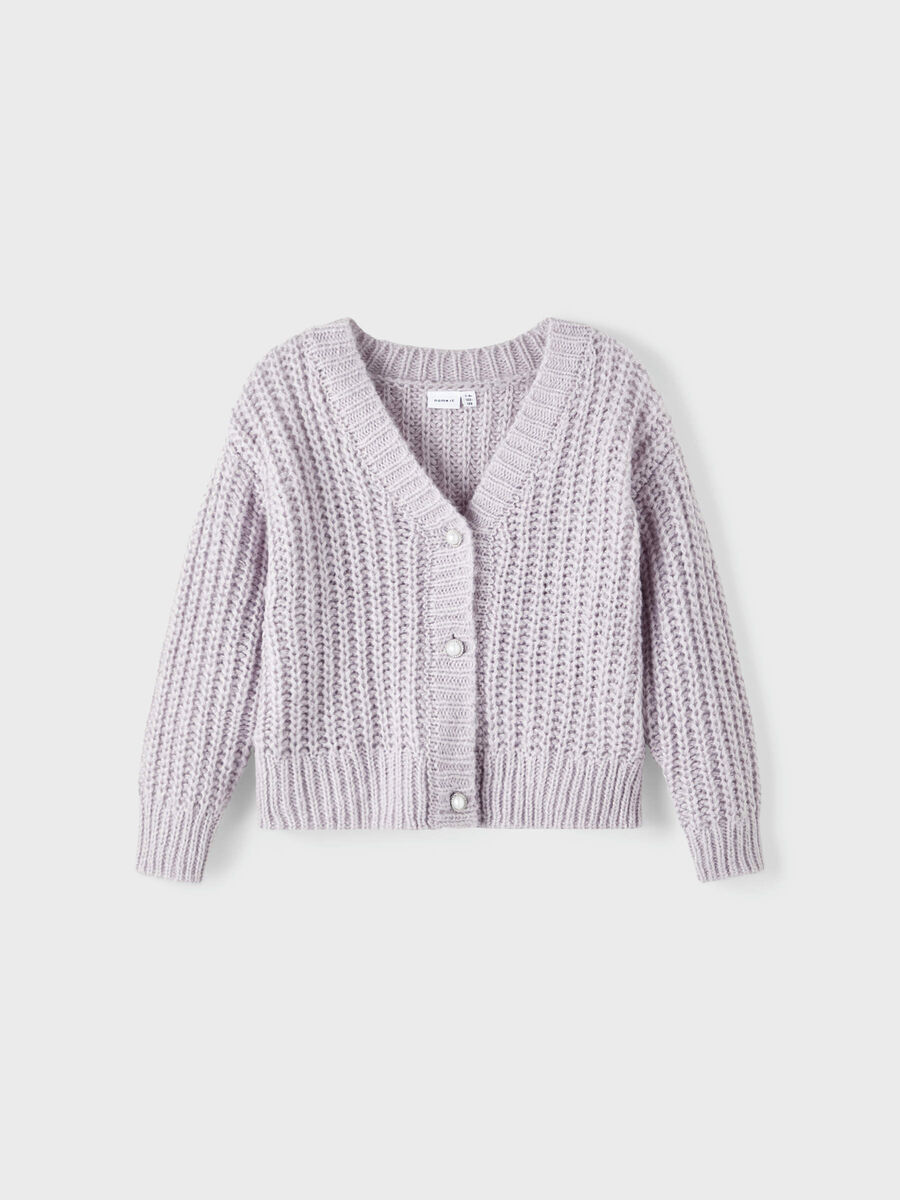 Name it CHUNKY KNITTED CARDIGAN, Orchid Petal, highres - 13209820_OrchidPetal_003.jpg