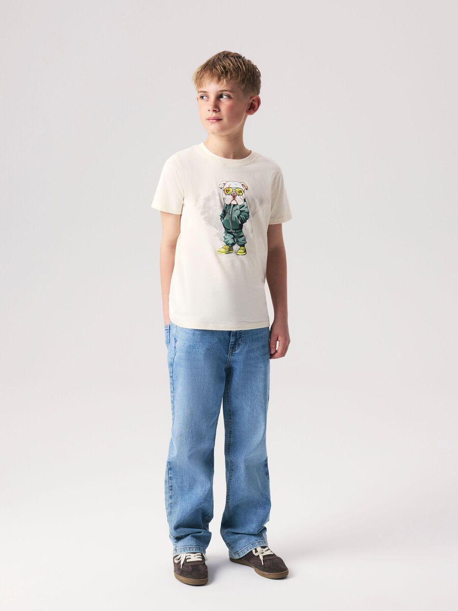 Product carousel image 2 STRAIGHT FIT JEANS, Medium Blue Denim