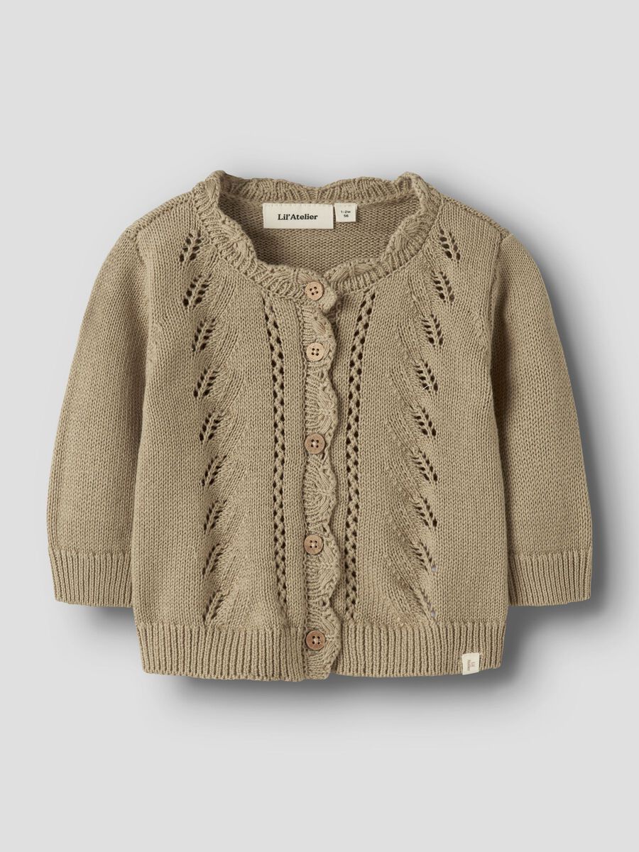 Carousel image 1 KNITTED CARDIGAN, Twill