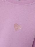 Product image thumbnail - GLITTER LONG SLEEVED TOP, Pastel Lavender | 3