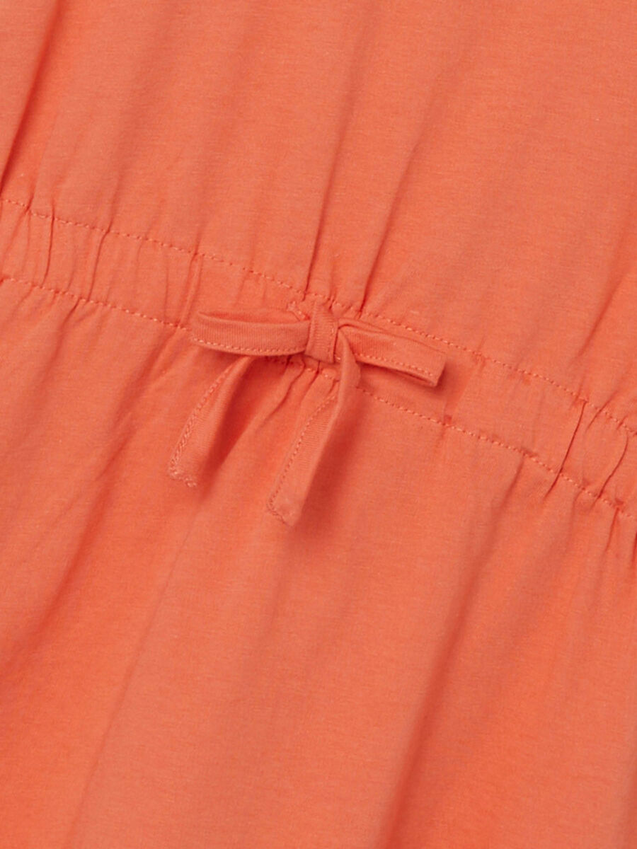 Carousel image 3 KORTE MOUWEN JURK, Coral