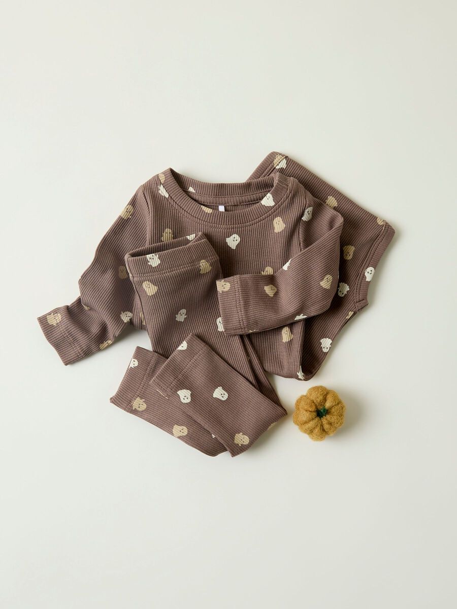 Product carousel image 2 ORGANIC COTTON LEGGINGS, Brown Lentil