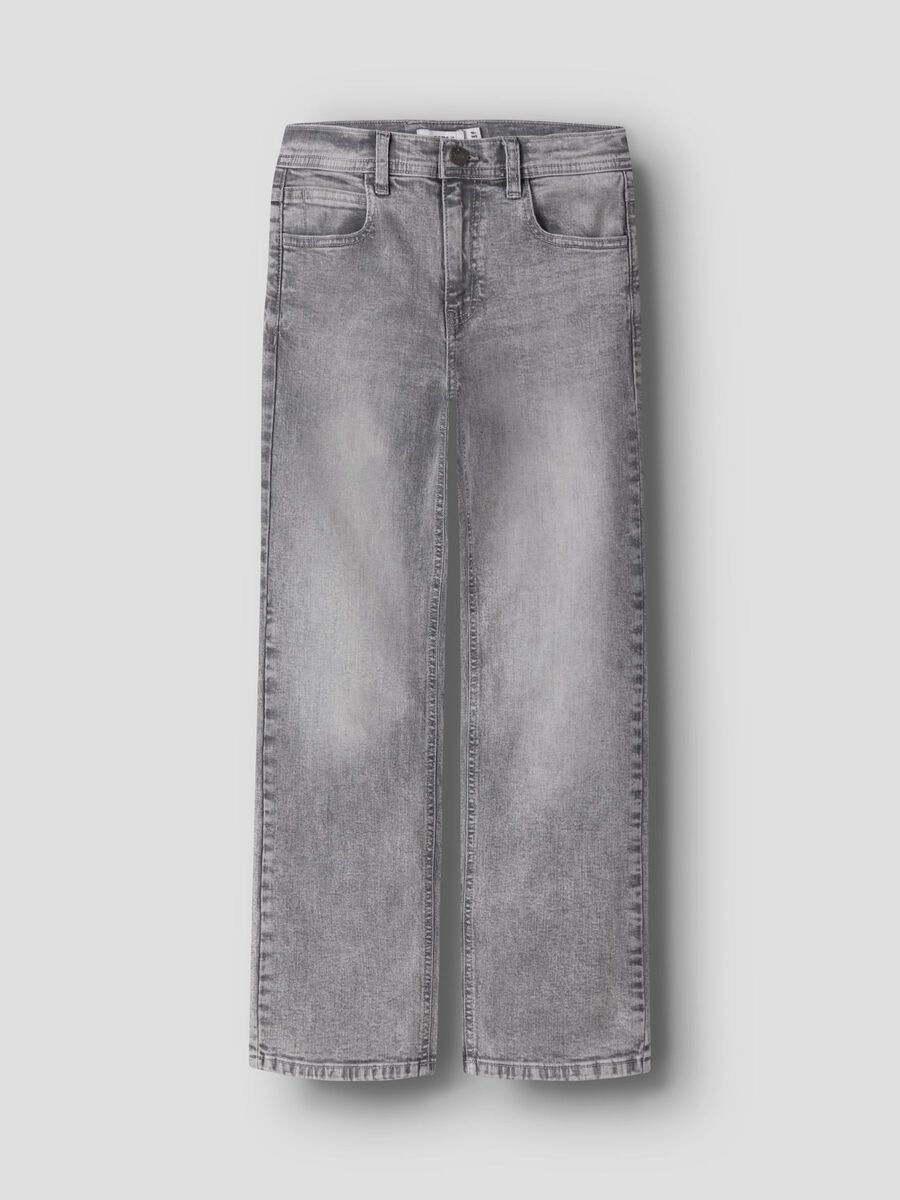 Carousel image 1 STRAIGHT FIT JEANS, Medium Grey Denim