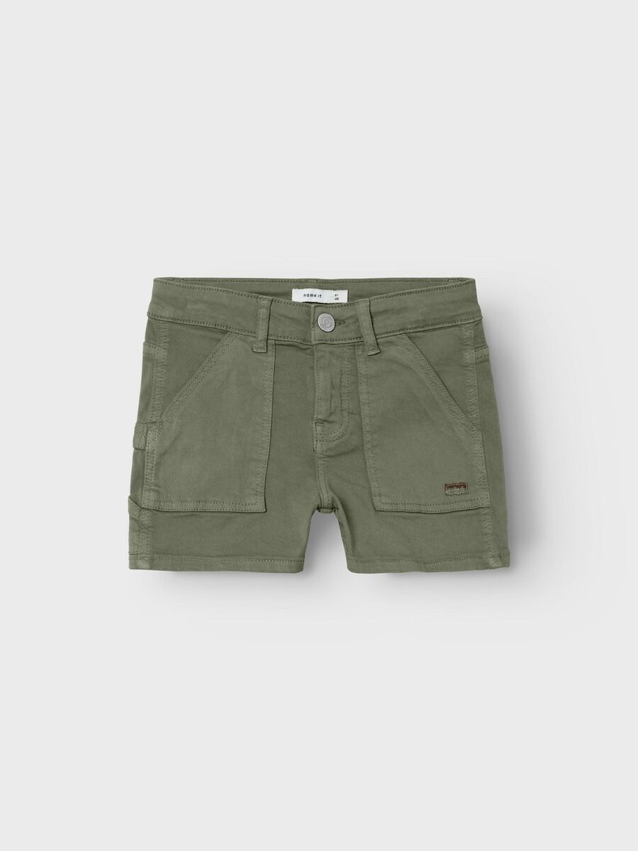 Name it REGULAR FIT CARGO SHORTS, Deep Lichen Green, highres - 13226007_DeepLichenGreen_003.jpg