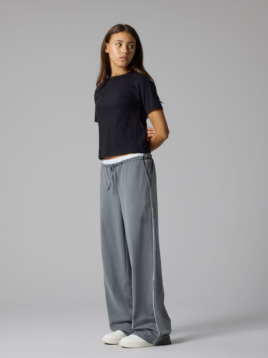 Product carousel image 2 JAMBE LARGE PANTALON, Grey Melange