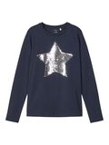 Name it SEQUIN STAR LONG-SLEEVED T-SHIRT, Dark Sapphire, highres - 13184391_DarkSapphire_001.jpg